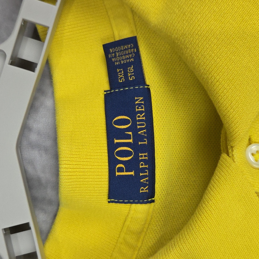 Polo Ralph Lauren 5 XL Button Down Shirt Yellow - Picture 3 of 6
